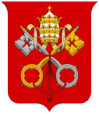 Wappen von National Arms of Vatican City/Arms (crest) of National Arms of Vatican City