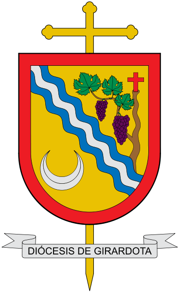 Arms (crest) of Diocese of Girardota