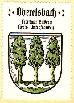 Wappen von Oberelsbach/Coat of arms (crest) of Oberelsbach