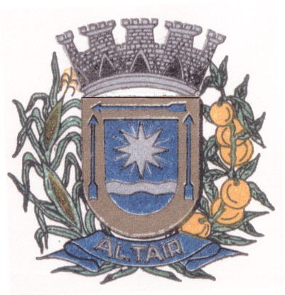 Arms (crest) of Altair (São Paulo)