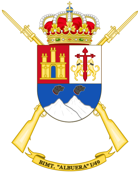 File:Motorized Infantry Battalion Albuera I-49, Spanish Army.png