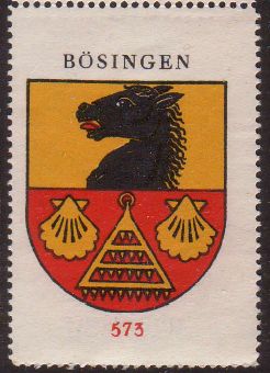 Wappen von/Blason de Bösingen (Fribourg)