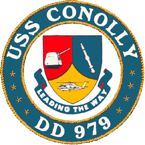 Coat of arms (crest) of the Destroyer Conolly (DD-979)
