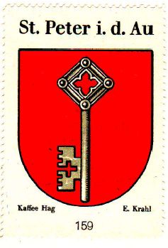 Wappen von Sankt Peter in der Au/Coat of arms (crest) of Sankt Peter in der Au