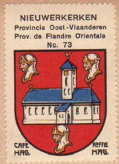 Wapen van/Blason de Nieuwerkerken (Aalst)