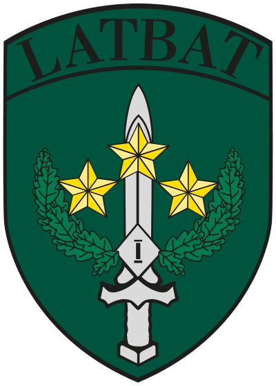 Coat of arms (crest) of the 1st Mechanized Infantry Battalion, Latvian Army