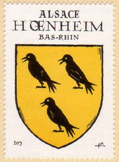 Blason de Hœnheim/Coat of arms (crest) of {{PAGENAME