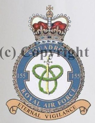 Coat of arms (crest) of the No 155 Squadron, Royal Air Force