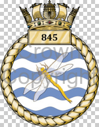 Coat of arms (crest) of the No 845 Squadron, FAA