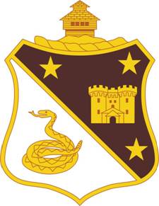 Coat of arms (crest) of 108th Medical Battalion, Illinois Army National Guard