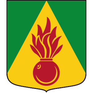 Coat of arms (crest) of the 913th Company, 91st Artillery Battalion, The Artillery Regiment, Swedish Army