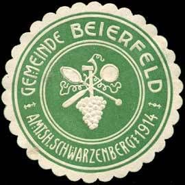 Wappen von Beierfeld/Coat of arms (crest) of Beierfeld
