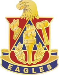 Arms of John F. Kennedy High School Junior Reserve Officer Training Corps, US Army