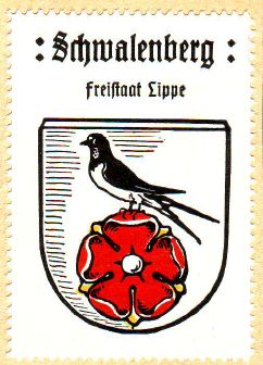 Wappen von Schwalenberg/Coat of arms (crest) of Schwalenberg
