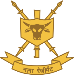 Blason de The Naga Regiment, Indian Army/Arms (crest) of The Naga Regiment, Indian Army