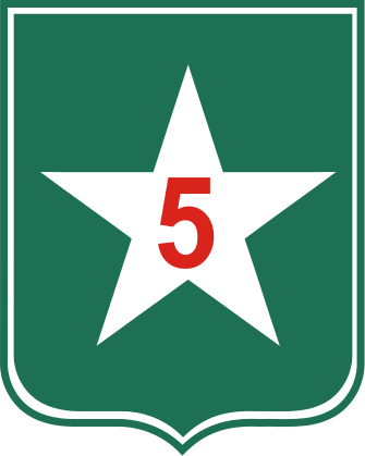 Coat of arms (crest) of the 5th Infantry Division, ARVN