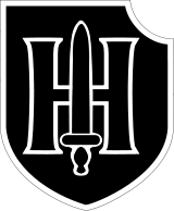 Coat of arms (crest) of the 9th SS Armoured Division Hohenstaufen