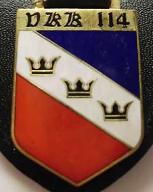 Coat of arms (crest) of the District Defence Command 114, German Army