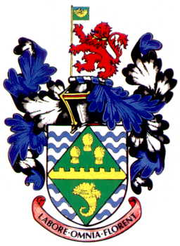 Arms (crest) of Huntingdonshire (District)