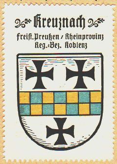 Wappen von Bad Kreuznach/Coat of arms (crest) of Bad Kreuznach