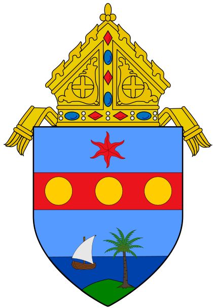 Arms (crest) of Diocese of Surigao