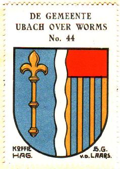 Wapen van Ubach over Worms/Coat of arms (crest) of Ubach over Worms