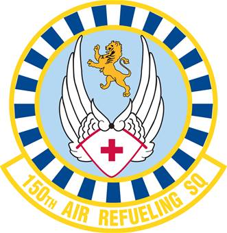 Coat of arms (crest) of the 150th Air Refueling Squadron, New Jersey Air National Guard