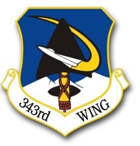 Coat of arms (crest) of the 343rd Wing, US Air Force