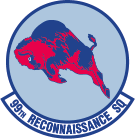Coat of arms (crest) of the 99th Reconnaissance Squadron, US Air Force