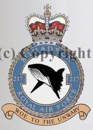 Coat of arms (crest) of the No 217 Squadron, Royal Air Force