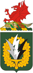 Coat of arms (crest) of 6th Psychological Operations Battalion, US Army