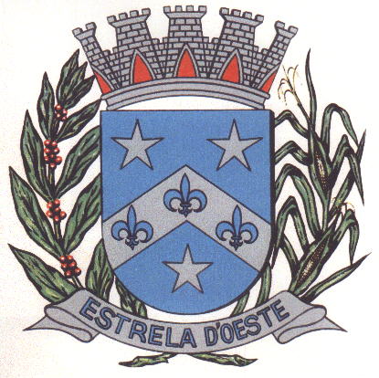 Arms (crest) of Estrela d'Oeste