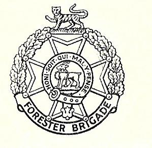 Coat of arms (crest) of the Foresters Brigade, British Army