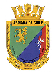 Coat of arms (crest) of the Antofagasta Naval Telecommunications Centre, Chilean Navy