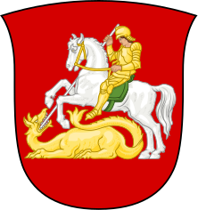 Coat of arms (crest) of the Home Guard District Middle and West Jutland, Denmark