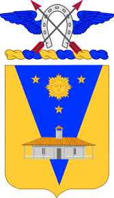 Coat of arms (crest) of 9th Cavalry Regiment, US Army