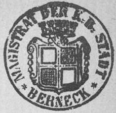 Siegel von Bad Berneck im Fichtelgebirge
