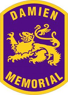 Coat of arms (crest) of Damien Memorial High School Junior Reserve Officer Training Corps, US Army