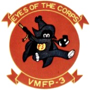 Coat of arms (crest) of the Marine Tactical Reconnaissance Squadron 3 (VMFP-3) Eyes of the Corps, USMC