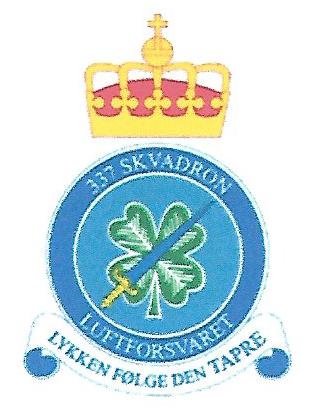 Coat of arms (crest) of the 337th Squadron, Norwegian Air Force