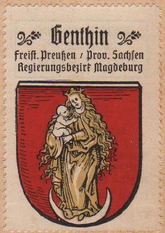 Wappen von Genthin/Coat of arms (crest) of Genthin