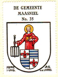 Wapen van Maasniel/Coat of arms (crest) of Maasniel