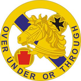 Coat of arms (crest) of 104th Cavalry Regiment, Pennsylvania Army National Guard