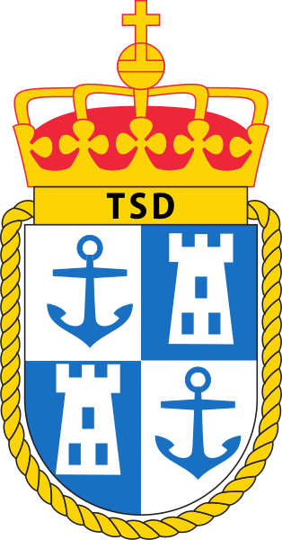 Coat of arms (crest) of the Naval District Trøndelag, Norwegian Navy