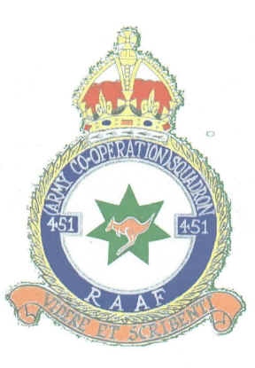 Coat of arms (crest) of the No 451 Squadron, Royal Australian Air Force