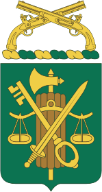Coat of arms (crest) of the Military Police Corps Regimental Coat of Arms, US Army