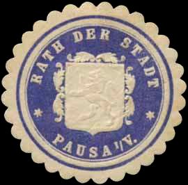 Seal of Pausa-Mühltroff