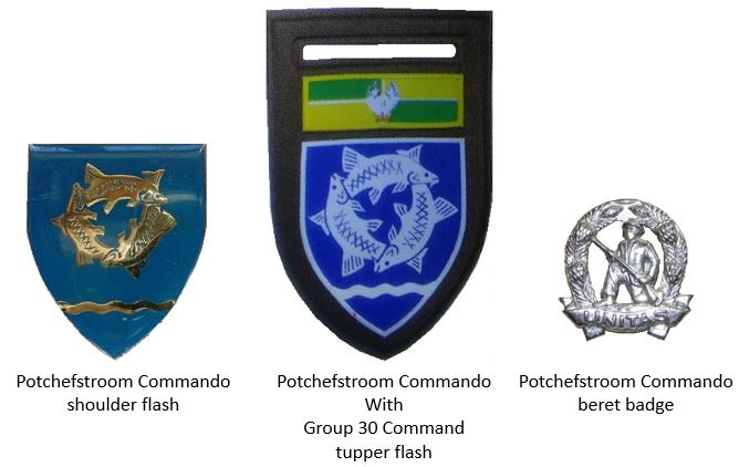 Coat of arms (crest) of the Potchefstroom Commando, South African Army