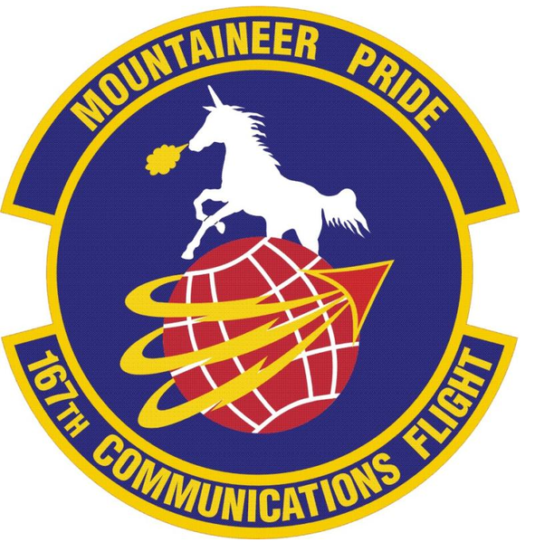 File:167th Communications Flight, US Air Force.png