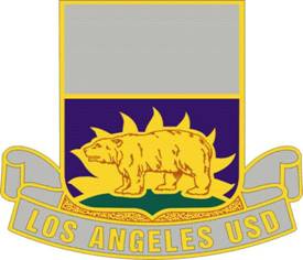 Coat of arms (crest) of Manual Arts High School, Los Angeles Unified School District, Junior Reserve Officer Training Corps, US Army
